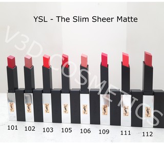 Son YSL - The Slim Sheer Matte (Fullbox - Fullsize 2g)
