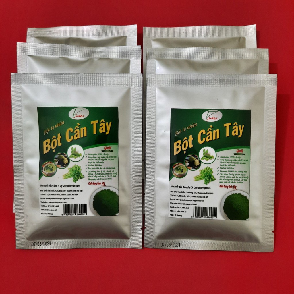 BỘT CẦN TÂY GIẢM CÂN 50G NGUYÊN CHẤT SẤY LẠNH