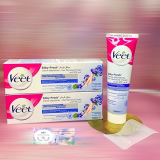 Kem tẩy lông veet ⚡️chính hãng⚡kem tẩy lông veet sạch lông cho da nhạy cảm đặc biệt là vùng bikini 100ml