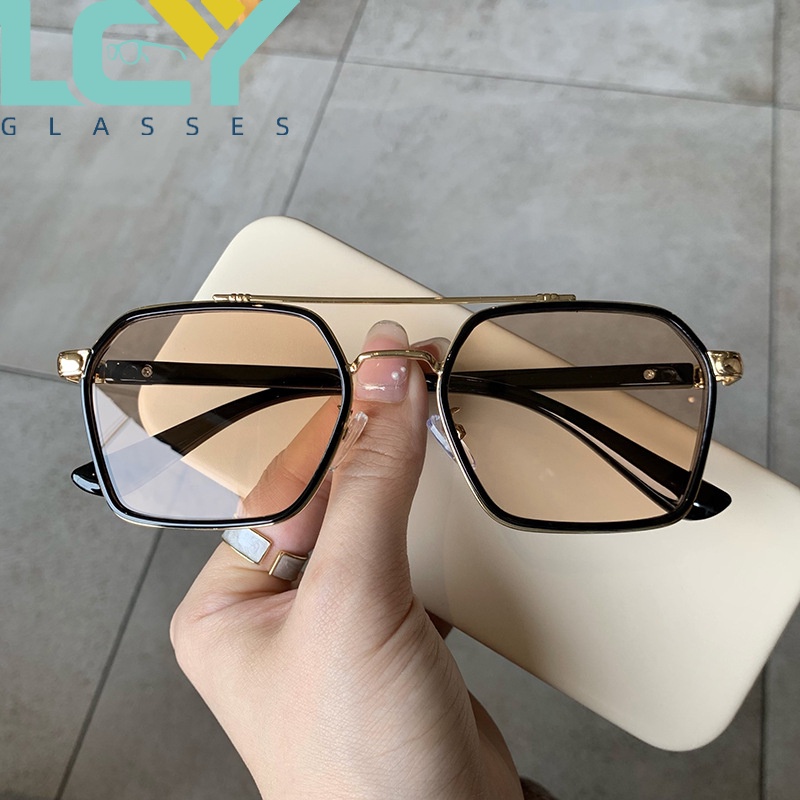 Kính Mát Gọng Vuông Chống Tia UV Phong Cách Hàn Quốc Cổ Điển Mới 2022 0039