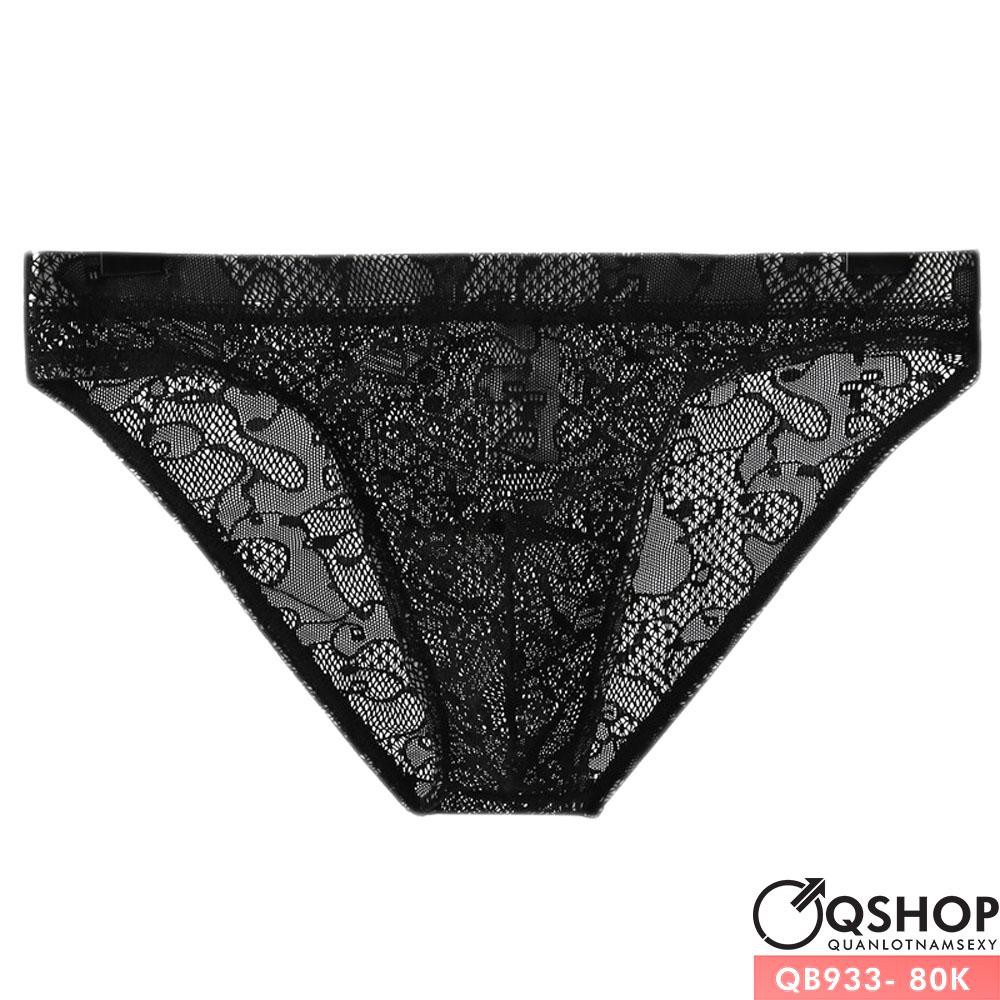 QUẦN LÓT NAM BIKINI REN LƯỚI QB933