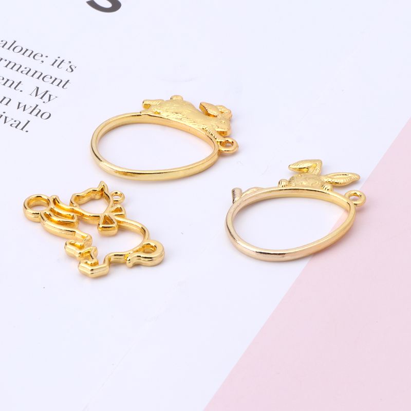 Set 3 Mặt Dây Chuyền Hình Thỏ Dạy Học DIY