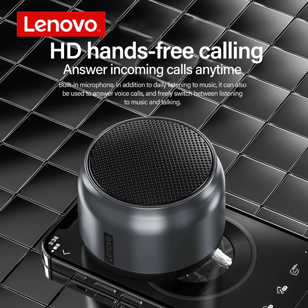 Loa không dây bluetooth LENOVO K30 âm thanh siêu trầm chất lượng cao tiện lợi