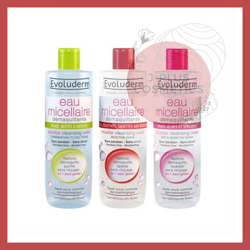 [Evoluderm] Nước Tẩy Trang Evoluderm Eau Micellaire - Pháp | BigBuy360 - bigbuy360.vn