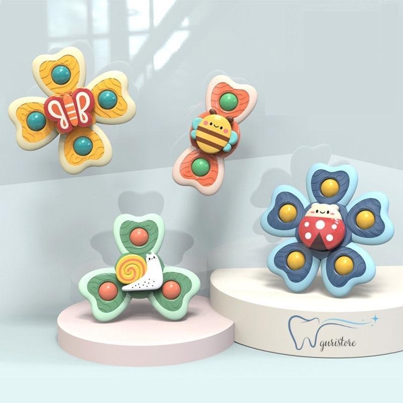 Đồ chơi con quay spinner vui nhộn cho bé, con quay gồm nhiều chi tiết dễ thương cho bé chơi tự lập, có bộ 4 con siêu rẻ