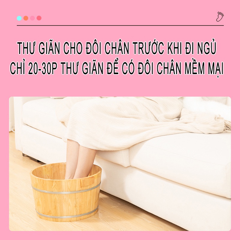 Viên Ngâm Chân thảo mộc giúp chân không nứt nẻ khử mùi hôi chân, mềm mại dễ ngủ MOCCO Nội địa trung