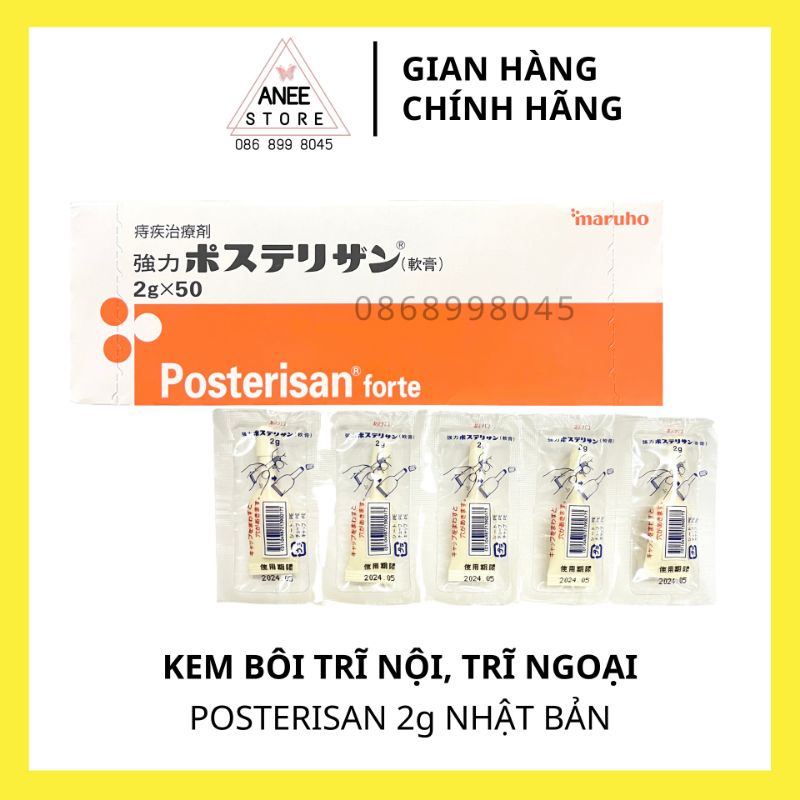 Kem bôi trĩ nội, trĩ ngoại POSTERISAN Nhật Bản (date mới)