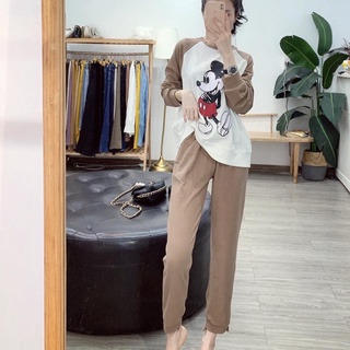 Set thể thao phối màu mickey siêu hot hit