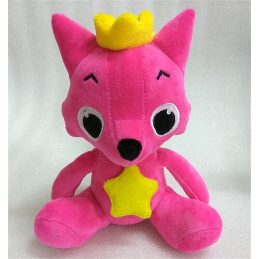 Cartoon PinkFong Plush Toys Fox Toy Sharks Dolls Children Baby Animal kid gift