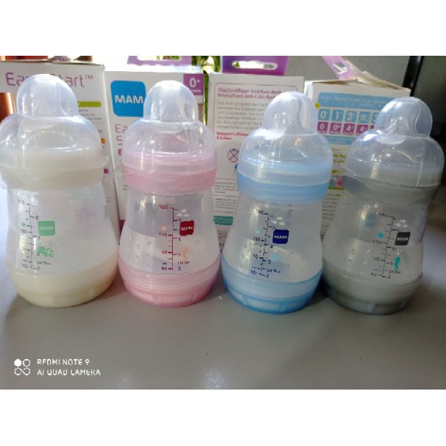 Bình sữa chống đầy hơi Mam Đức 160ml &amp; 260ml &amp; 320ml