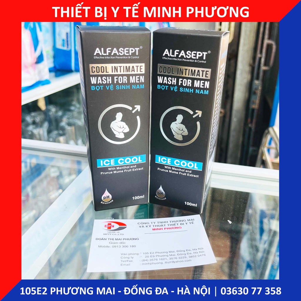 Dung dịch vệ sinh Nam ALFASEPT COOL INTIMATE
