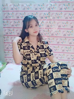 PIJAMA QUẦN DÀI ÁO CỘC L1