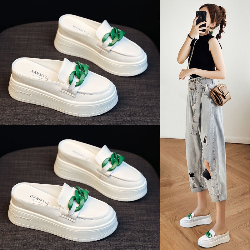 Dép Sandal Mùa Hè Đế Xuồng Dày Phong Cách Mới