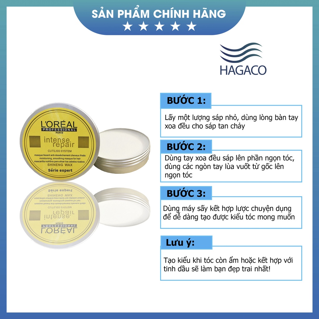 Sáp vuốt tóc nam tạo kiểu cứng tóc,không bết tóc LOREAL Chính hãng MN36