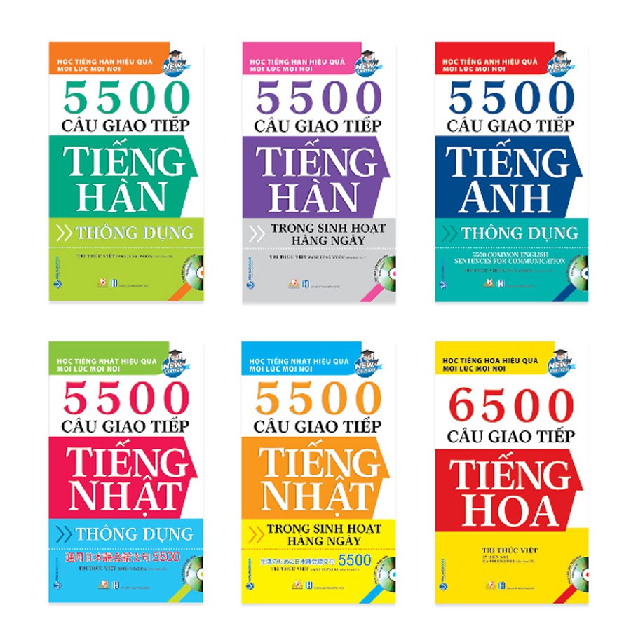 Sách - 5500 Câu Giao Tiếp Tiếng Hàn Trong Sinh Hoạt Hàng Ngày