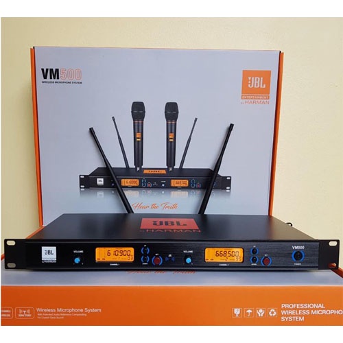 Micro karaoke không dây JBL VM500 , tự ngắt, cảm ứng nhiệt