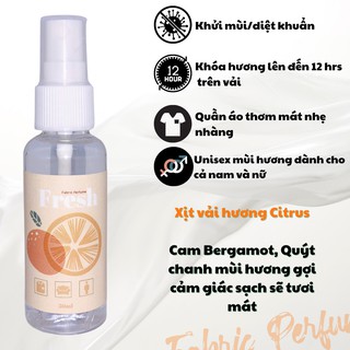 Xịt thơm quần áo Fabric Perfume - Linen Perfume 50ml. Xịt toàn thân - xịt vải