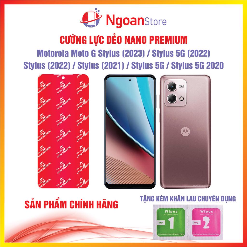 Cường lực dẻo Nano cho Motorola Moto G Stylus (2023) / Stylus 5G (2022) Stylus (2022) / Stylus (2021) / Stylus 5G