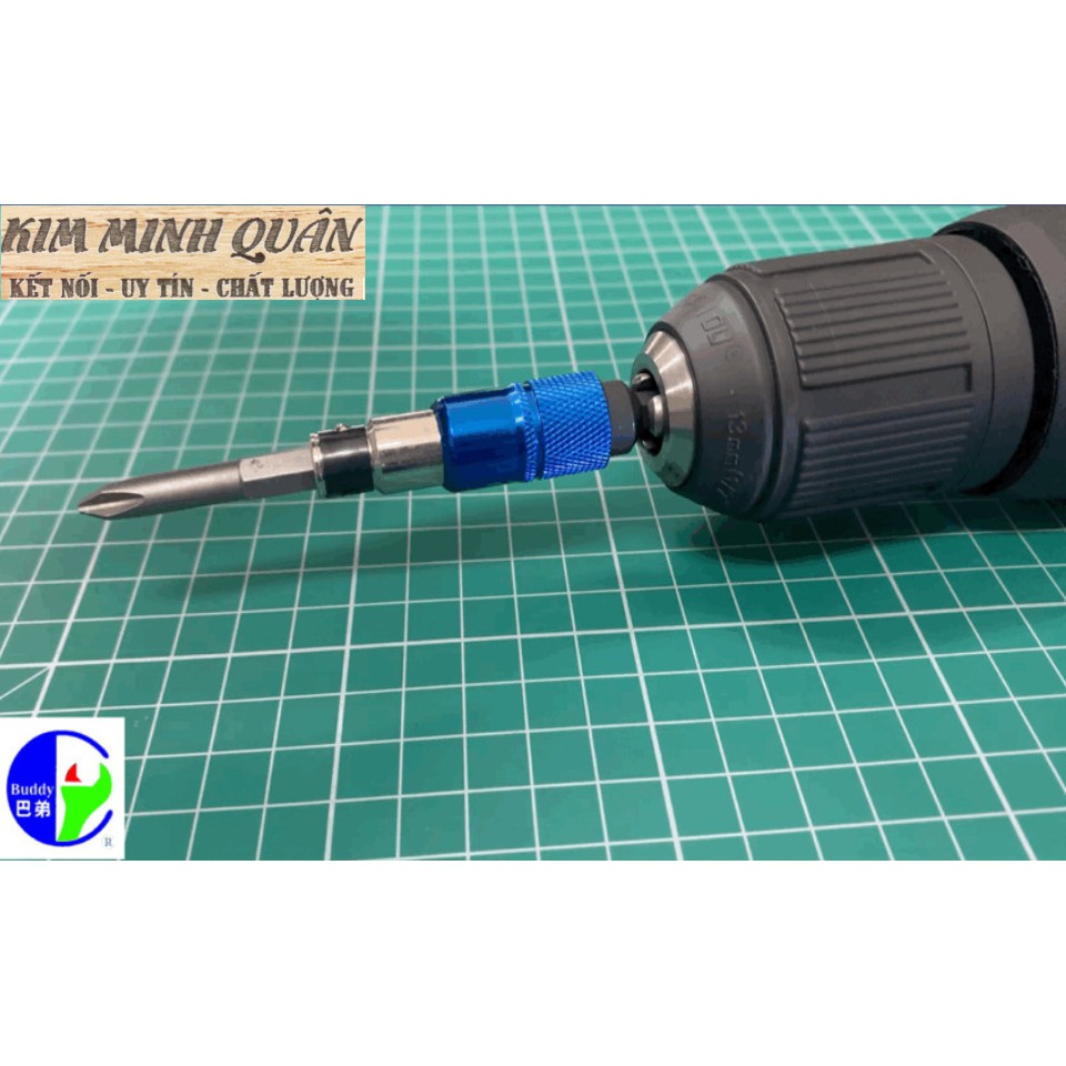 Đầu Bắn Vít Lắc Léo 1/4 Cao Cấp BA0084 BUDDY