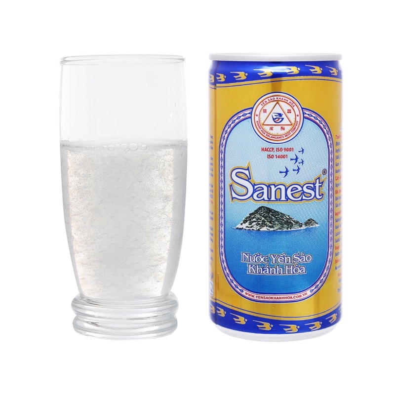 Lốc 6 lon nước yến sào Khánh Hoà Sanest 190ml thơm ngon bổ dưỡng