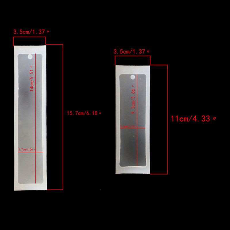 Bộ 2 Khuôn Silicone Làm Thẻ Đánh Dấu Sách Tiện Dụng