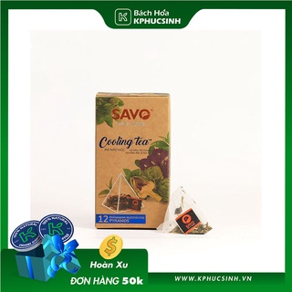 Trà SAVO Cooling Tea (12 gói x 2,5g)