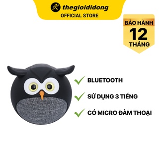 Loa bluetooth icutes mb-m916 cú đen 3w có micro đàm thoại - chính hãng, bh 12 tháng
