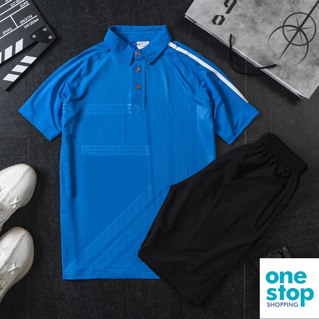 Sét bộ có cổ thời trang nam mã One19, phom 40-75kg One shop