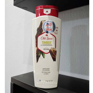Sữa tắm Old Spice Timber With Sandalwood - 473ml - Mùi gỗ đàn hương - Chính hãng USA