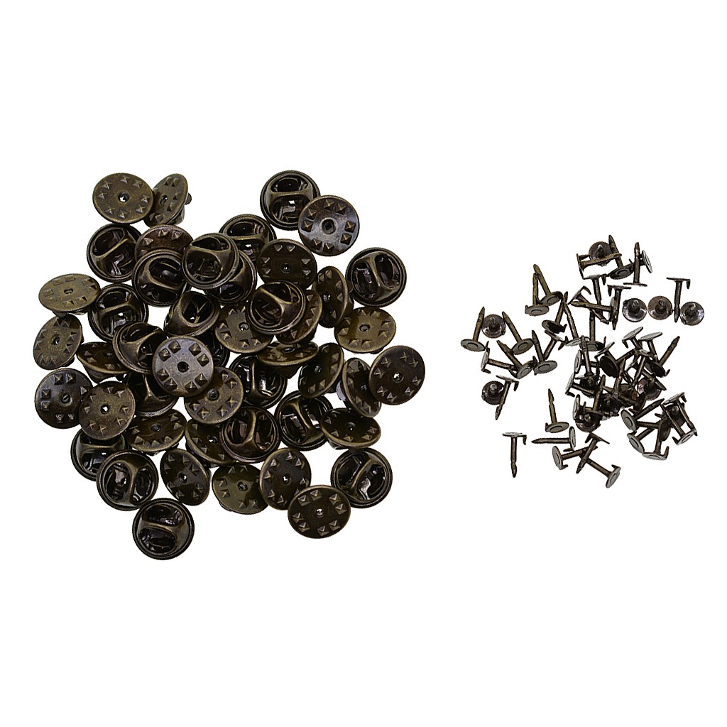 [Lzdhuiz] Cửa Hàng Bong Bóng 61 50x Chốt Cà Vạt Sau Bằng Đồng Thau Hình Bướm