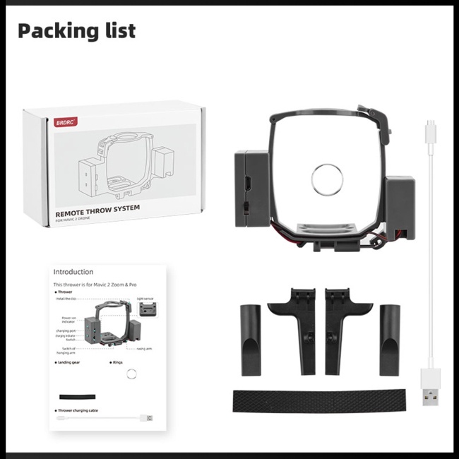 Hệ Thống Ném Khí Thả Mồi Câu Cá Tương Thích Với Đám Cưới Cho Dji Mavic 2 Zoom / pro