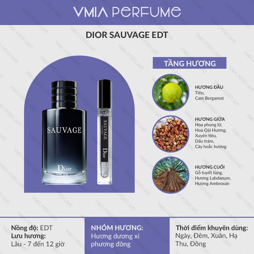 Nước hoa DIOR SAUVAGE EDT cuốn hút, gợi cảm