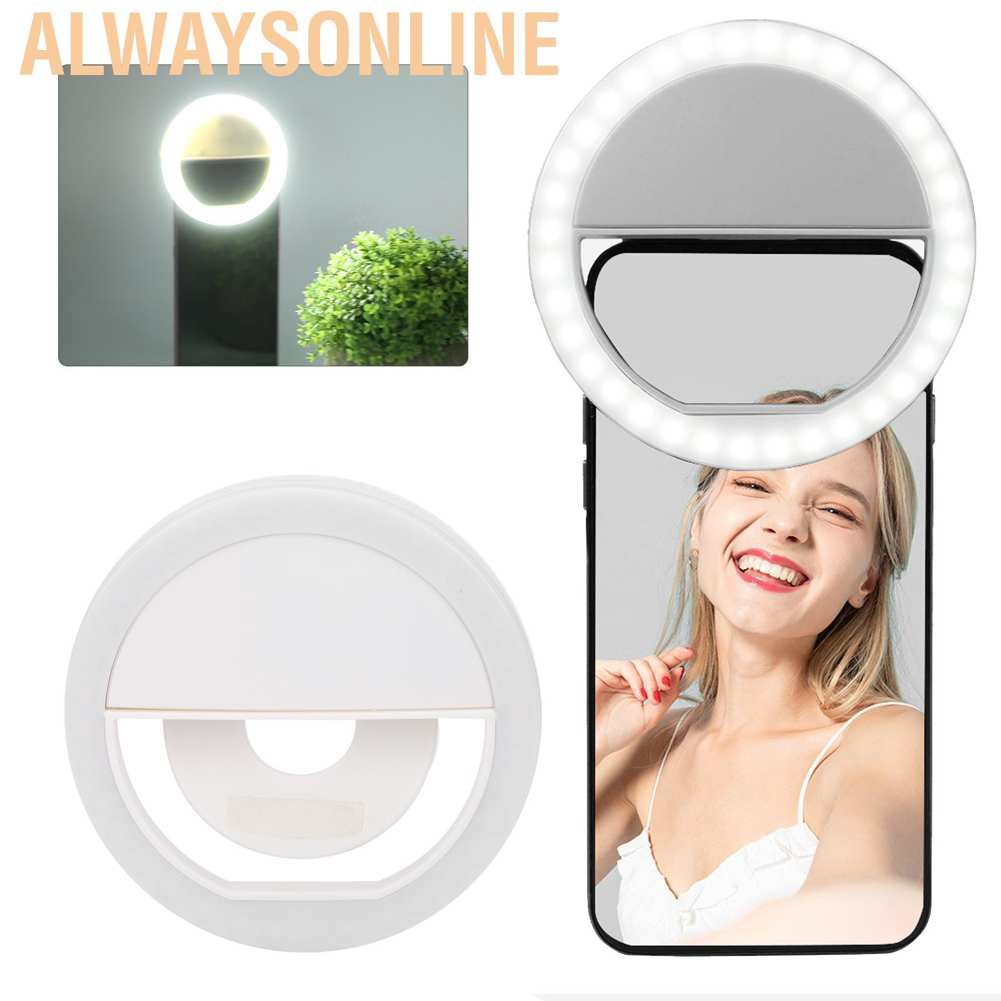 Đèn Led Tròn Hỗ Trợ Chụp Ảnh Selfie