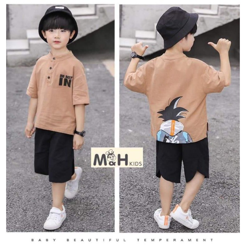 Bộ đũi cổ tàu bé trai 16-30kg