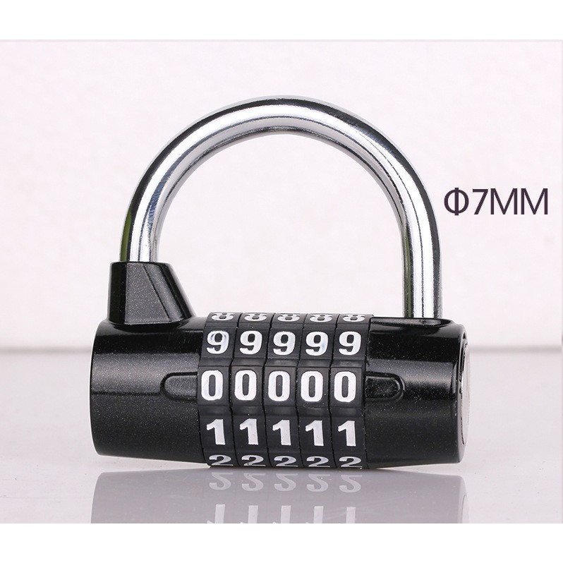 Ổ khóa số 5 số khóa nhà, khóa xe, khóa vali, khóa tủ simply lock