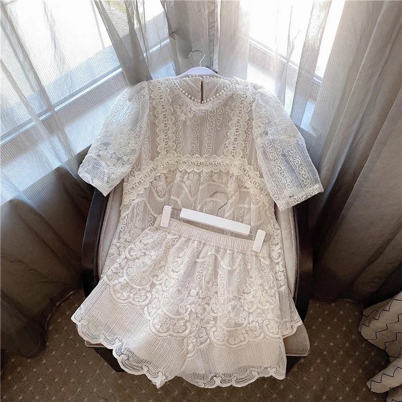 Set Đồ Bộ Ngắn Phối Ren Thời Trang Quyến Rũ Cho Nữ | BigBuy360 - bigbuy360.vn