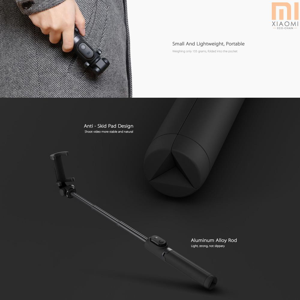 S☆S Xiaomi Tripod Bluetooth Self-timer Handheld Monopod Stick Extendable Selfie for 56-89mm Width Smartphone for Xiaomi