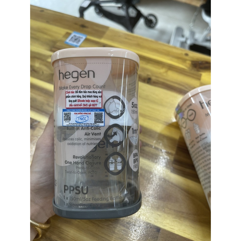 Bình sữa Hegen chính hãng size 150ml/240ml