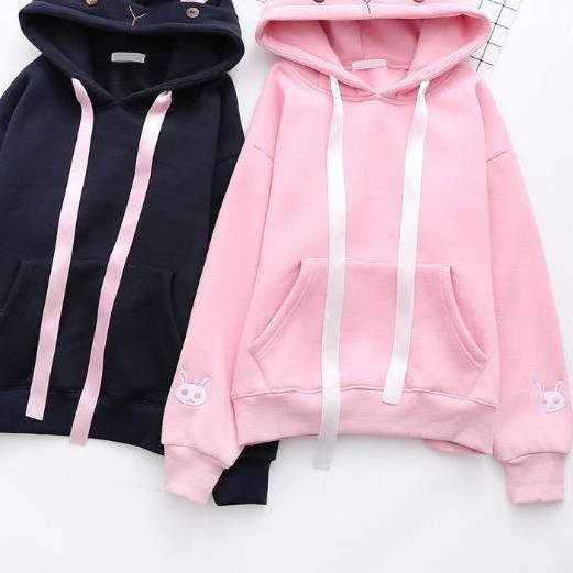 Áo Hoodie Cắt Hình Thỏ (Ld 104-108, P 60)