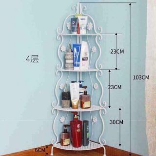 Kệ góc 4 tầng trang trí cực đẹp.
