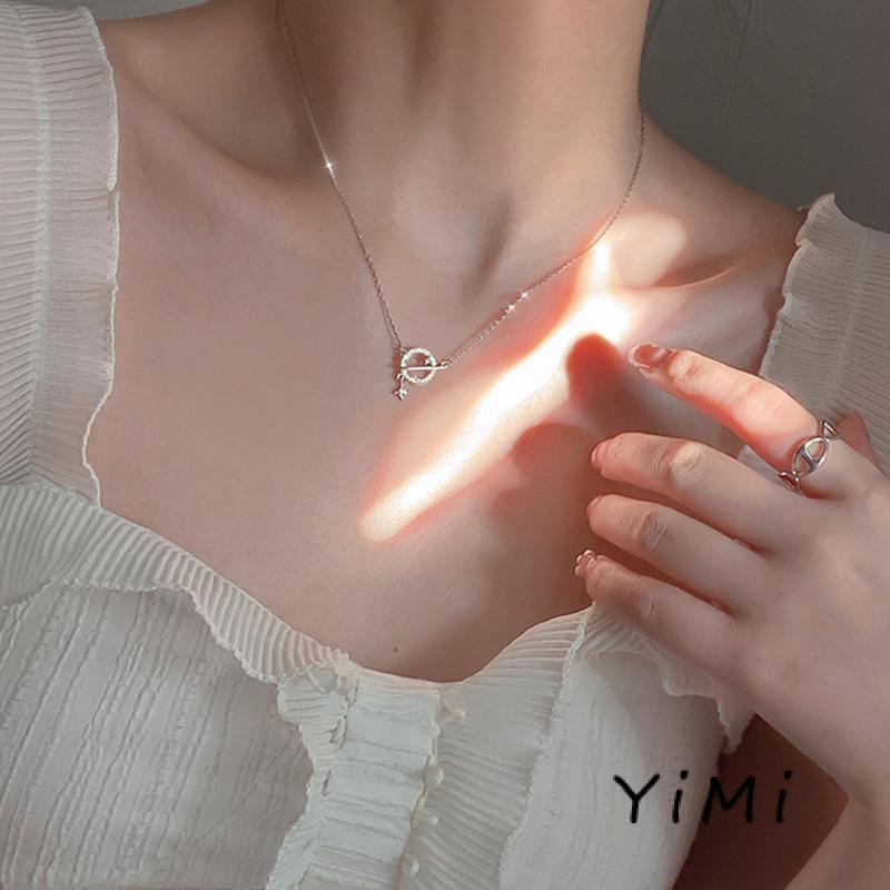 Vòng cổ mặt hình hành tinh phong cách Hàn Quốc dễ thương