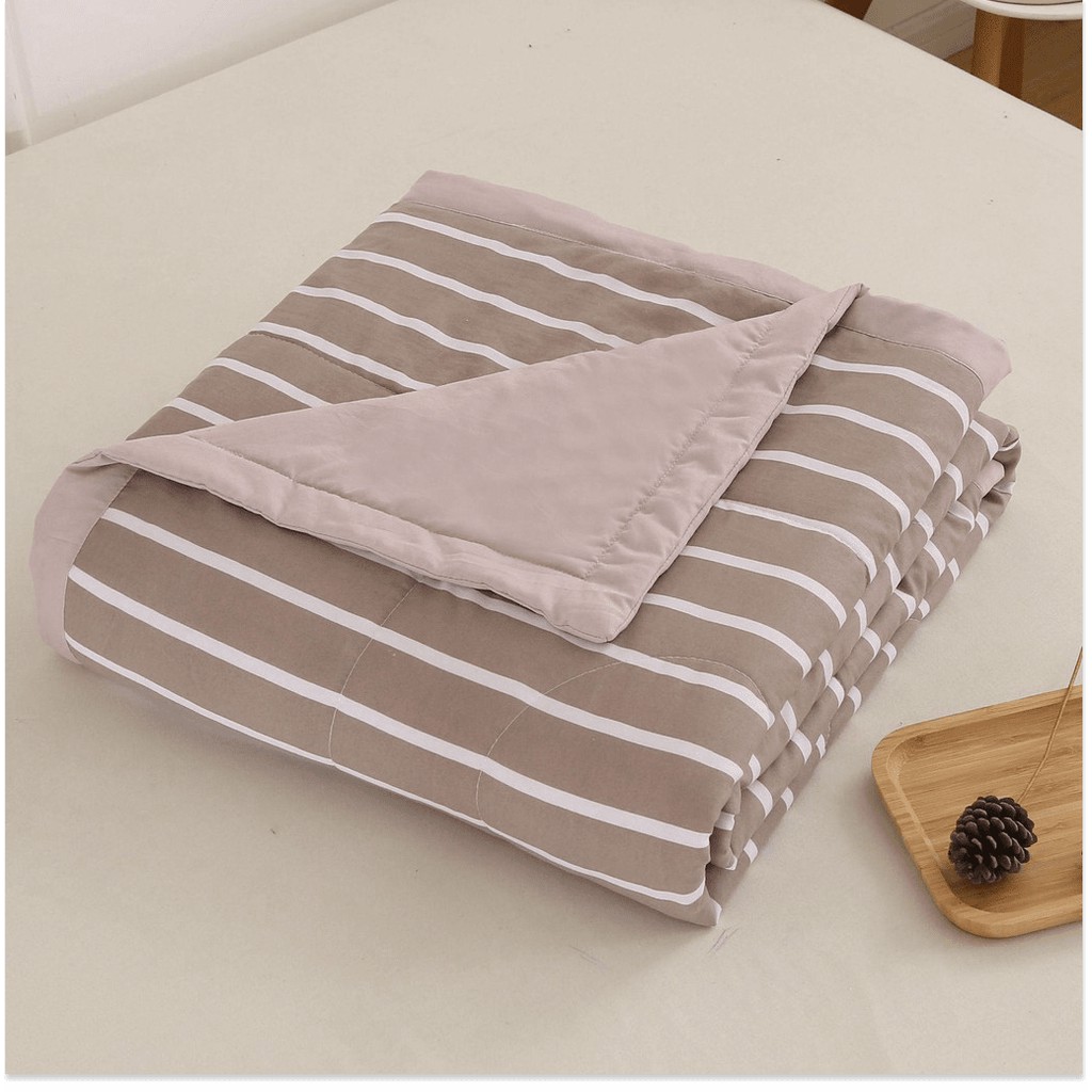 MềnSALE ️Chăn bông cotton hình ca rô 200x230cm, mềm mịn với da, không bị phai màu. 8393