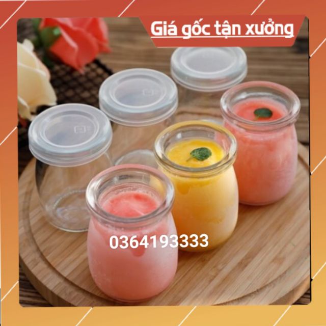 Hủ sữa chua thủy tinh 100ml