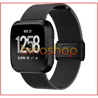 [Fitbit Versa] Dây đeo mắt lưới khóa bấm Fitbit Versa - Dây mesh Fitbit Versa