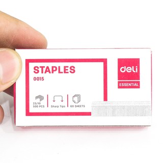 (COMBO 5 Hộp) Ghim dập 60 tờ Deli 23/10 - E0015