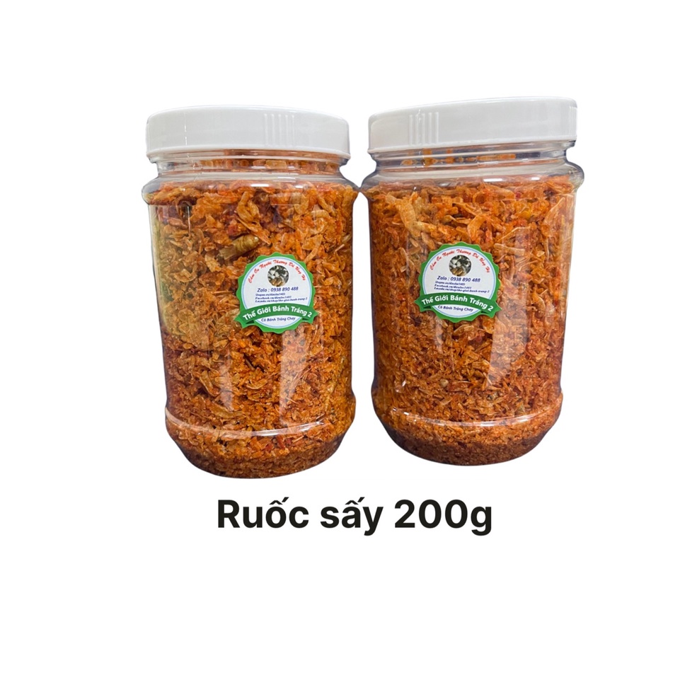 Ruốc sấy hủ 200gr dủng trộn bánh tráng thơm ngon