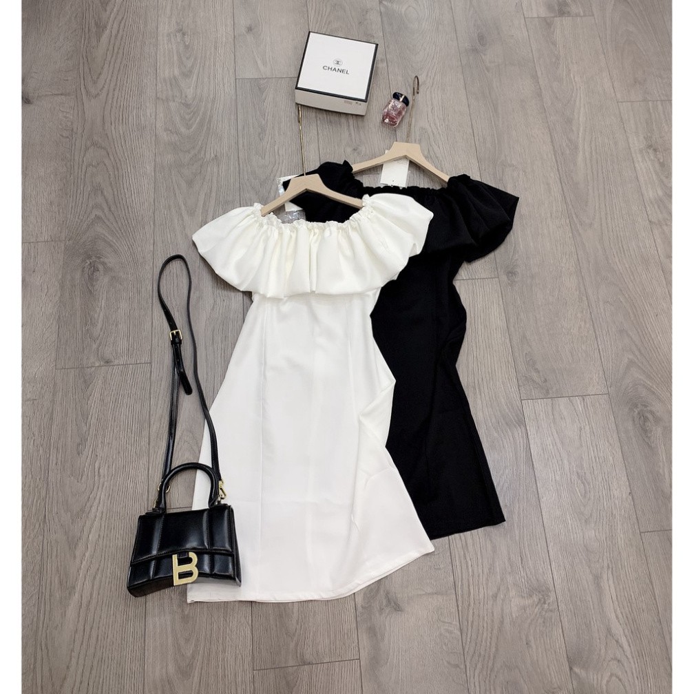 Váy Trễ Vai Tay Bồng Xinh Xắn / Đầm Ôm Cực Sexy Tôn Dáng | BigBuy360 - bigbuy360.vn