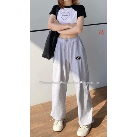 Quần boom logo chéo có chốt H2Q758