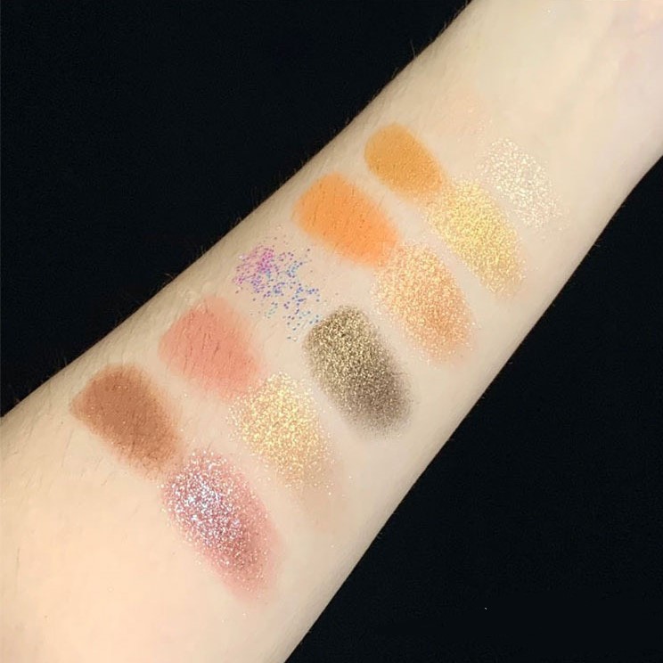 Bảng phấn mắt 12 màu cô gái HERORANGE tông cam đào xinh xắn Eyeshadow Palette HERO12 | BigBuy360 - bigbuy360.vn