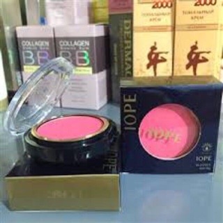 Phấn má hồng iope có cọ , gương